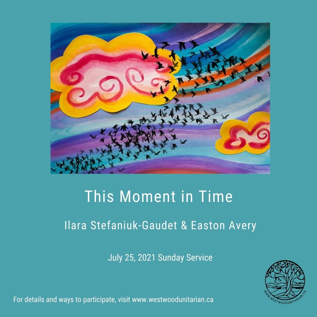Recording “This Moment in Time,” Ilara Stefaniuk-Gaudet & Easton Avery, July 25, 2021